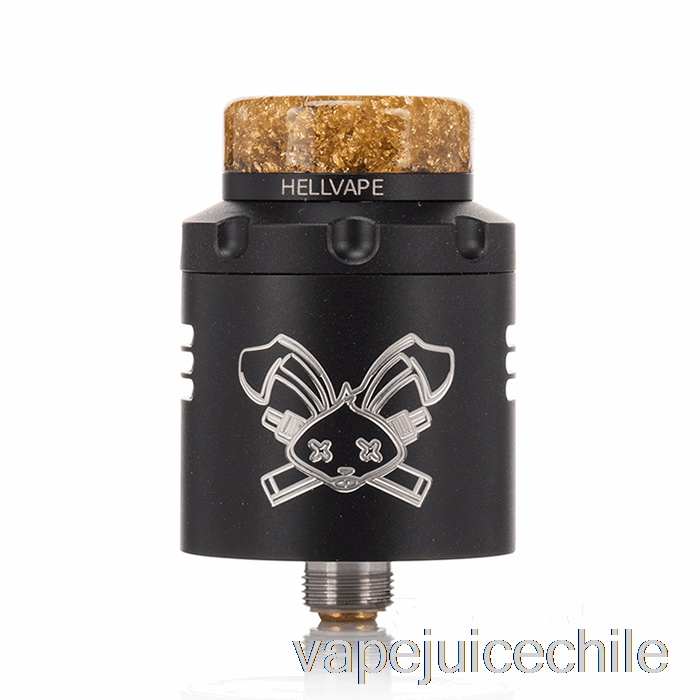 Vape Vhile Hellvape Dead Rabbit V3 24 Mm Rda Negro Mate (logotipo Blanco)